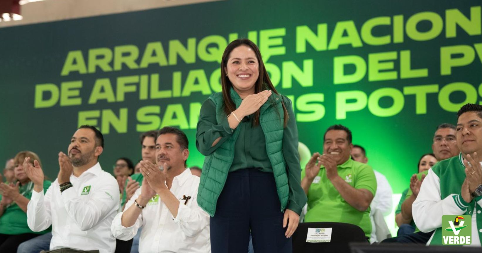 CON FUERZA Y UNIDAD, EL PARTIDO VERDE INICIA SU CAMPAÑA NACIONAL DE AFILIACIÓN DESDE SAN LUIS POTOSÍ